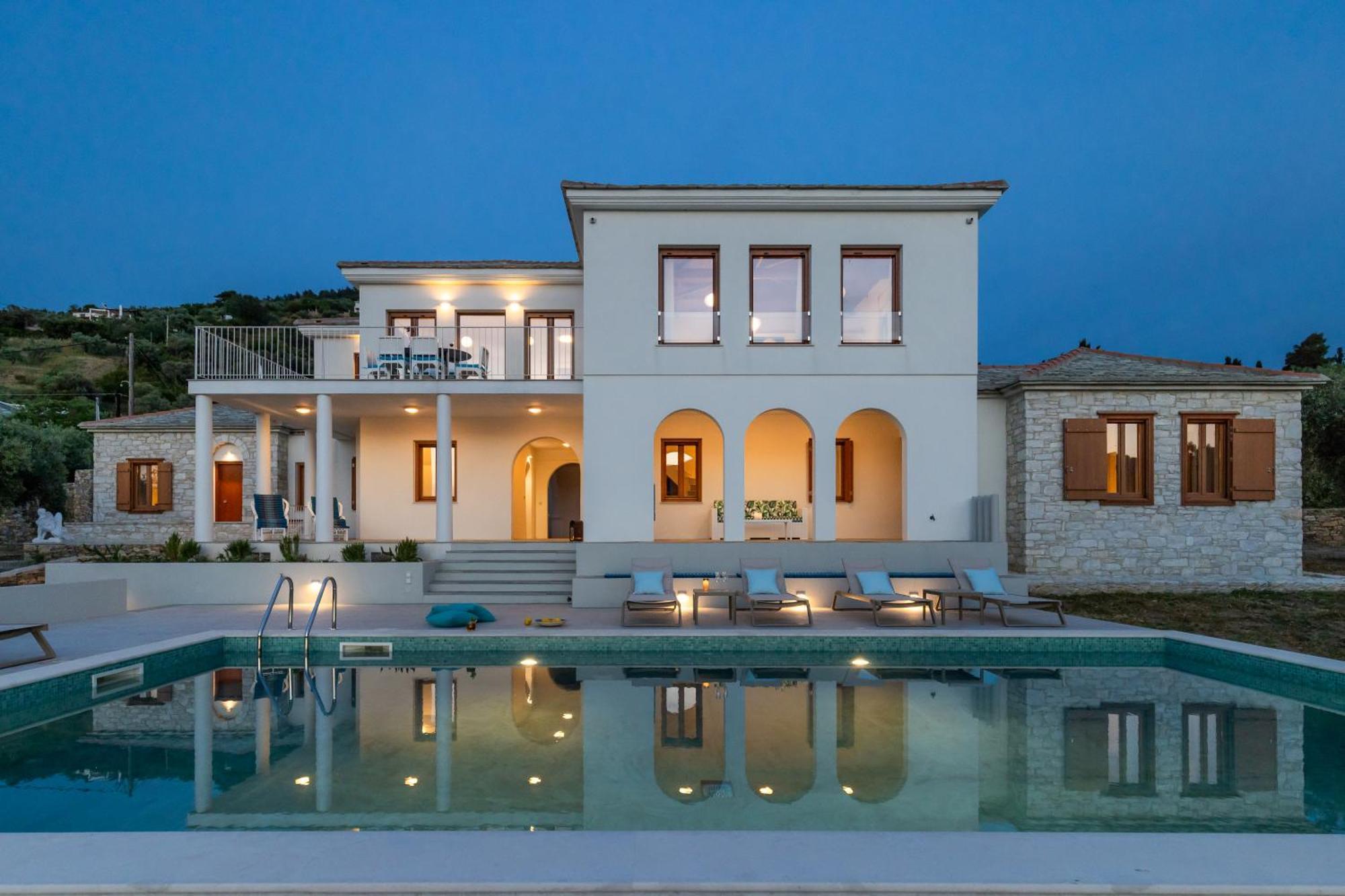 Sunshine Pool Villa Skopelos Exterior foto
